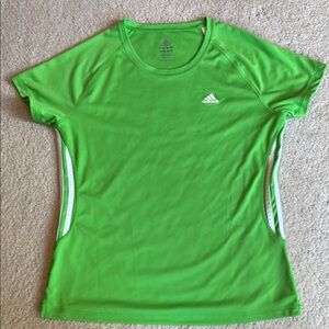 Adidas Light Green Performance Tee